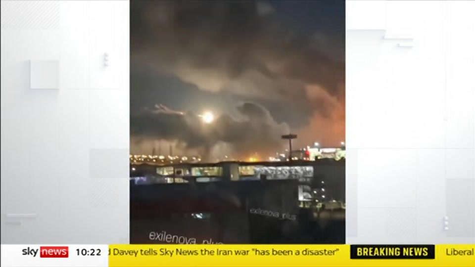 Broadcast still at 22m. Sky News, Sky News Today With Matt Barbet, 20 September 2026.