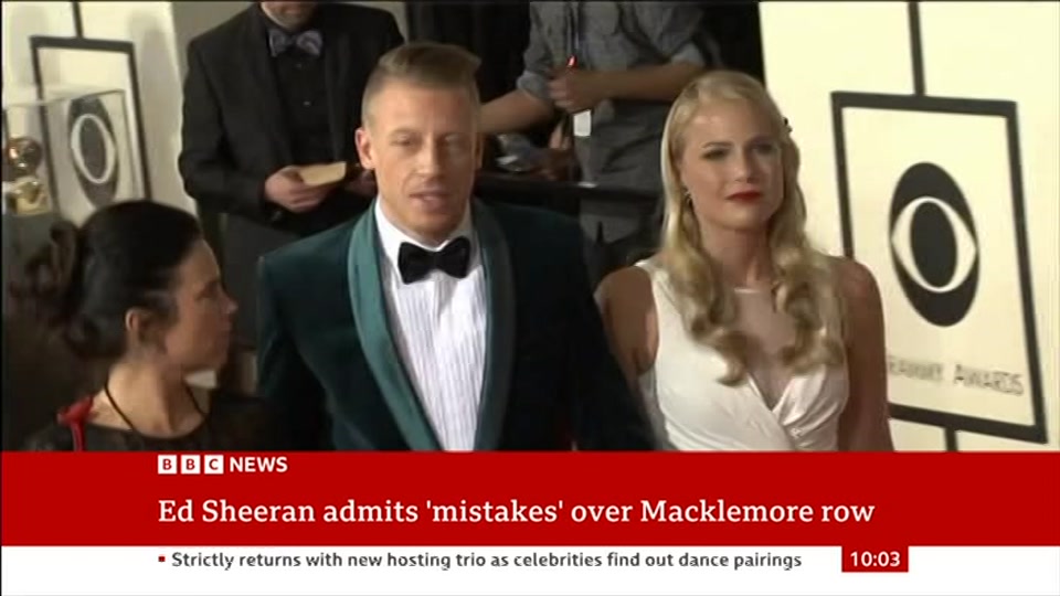 Still from BBC News at 3:00