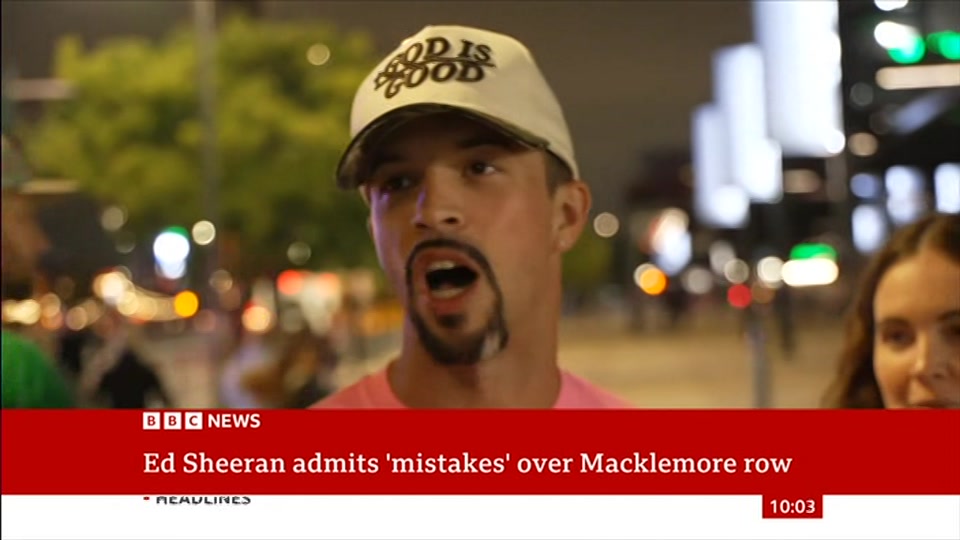 Broadcast still at 3m 30s. BBC News, 20 September 2026.