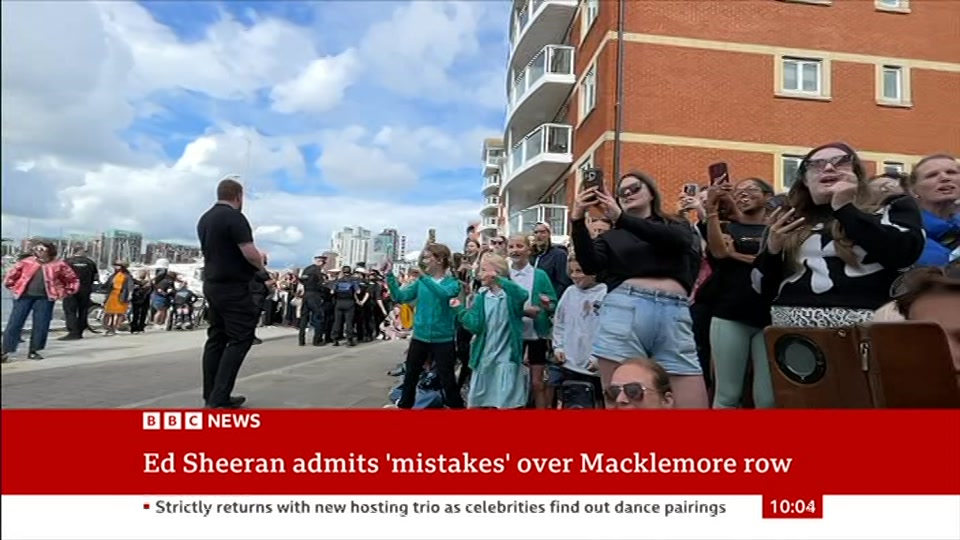 Still from BBC News at 4:00