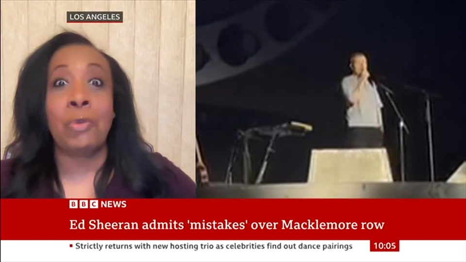 Still from BBC News at 5:00