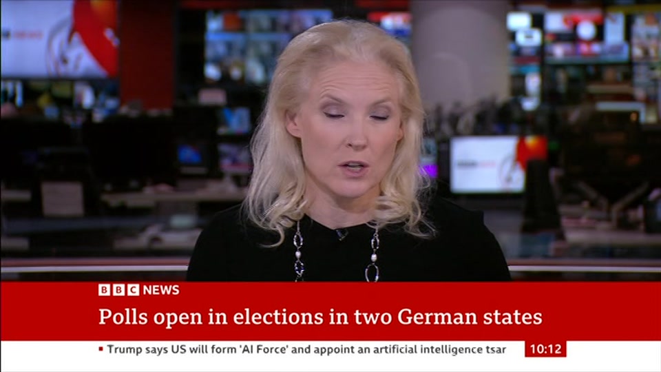 Broadcast still at 12m 30s. BBC News, 20 September 2026.