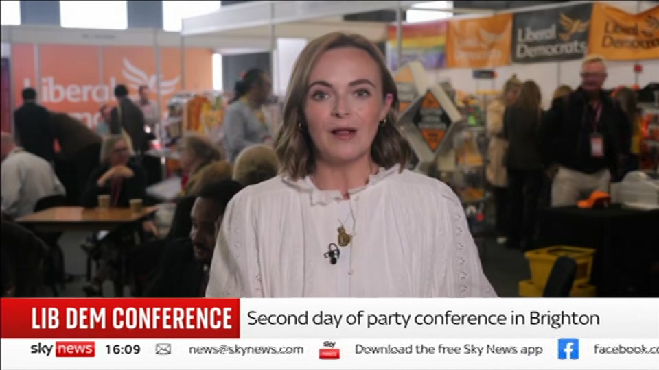 Broadcast still at 9m 30s. Sky News, Sky News Today, 20 September 2026.