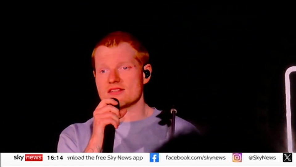 Still from Sky News at 14:30