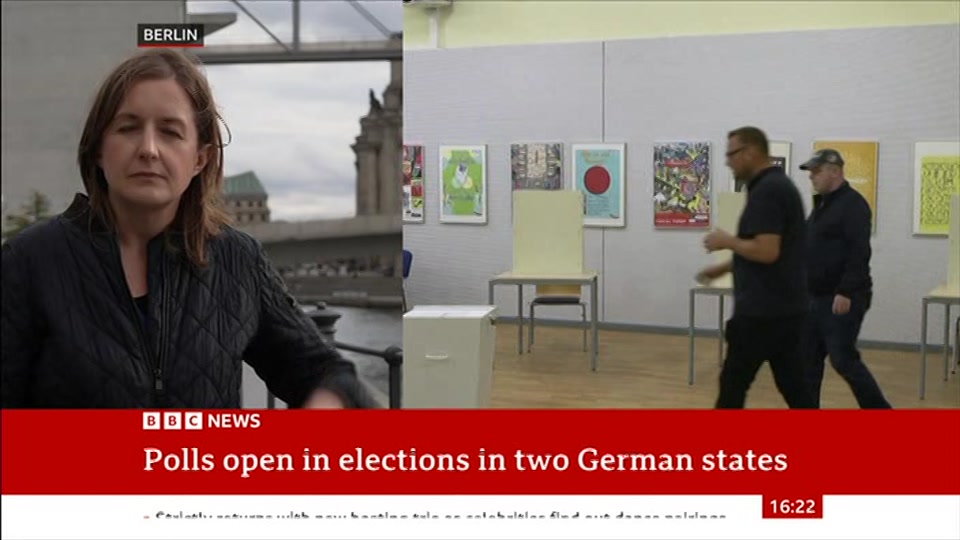 Broadcast still at 22m 30s. BBC News, 20 September 2026.