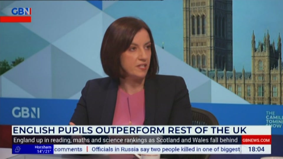 Still from GB News at 4:00
