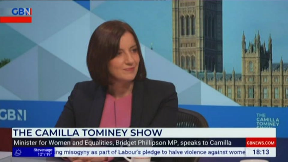 Still from GB News at 13:00