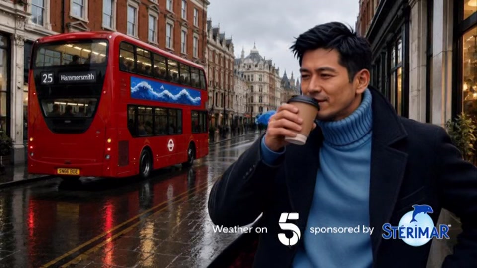 Broadcast still at 2m 30s. Channel 5, 5 News Weekend, 20 September 2026.
