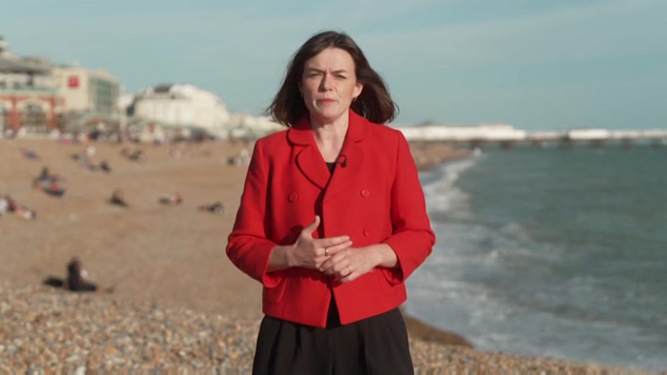 Broadcast still at 13m. ITV, ITV Evening News, 20 September 2026.