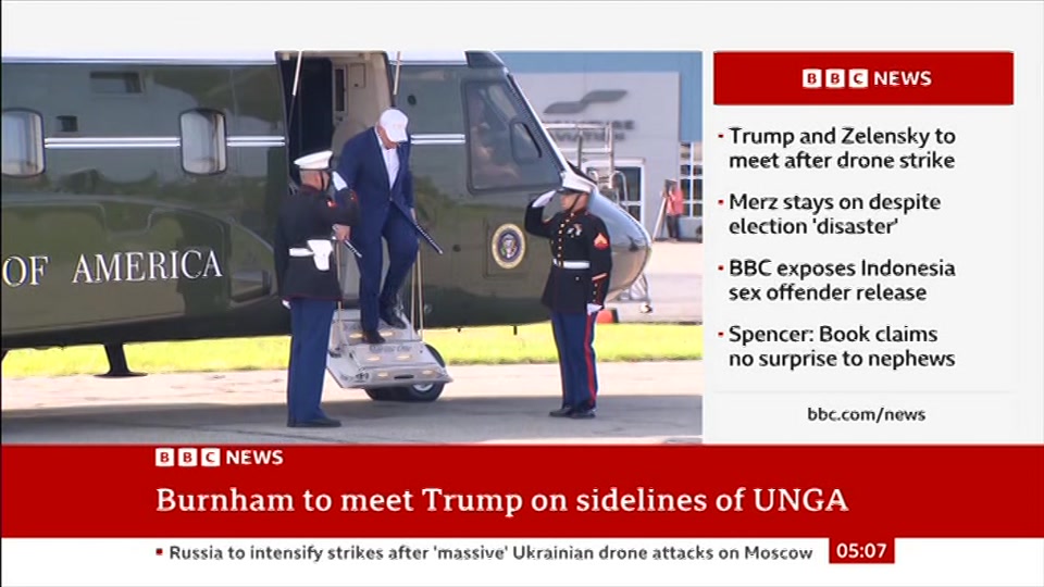 Still from BBC News at 7:30
