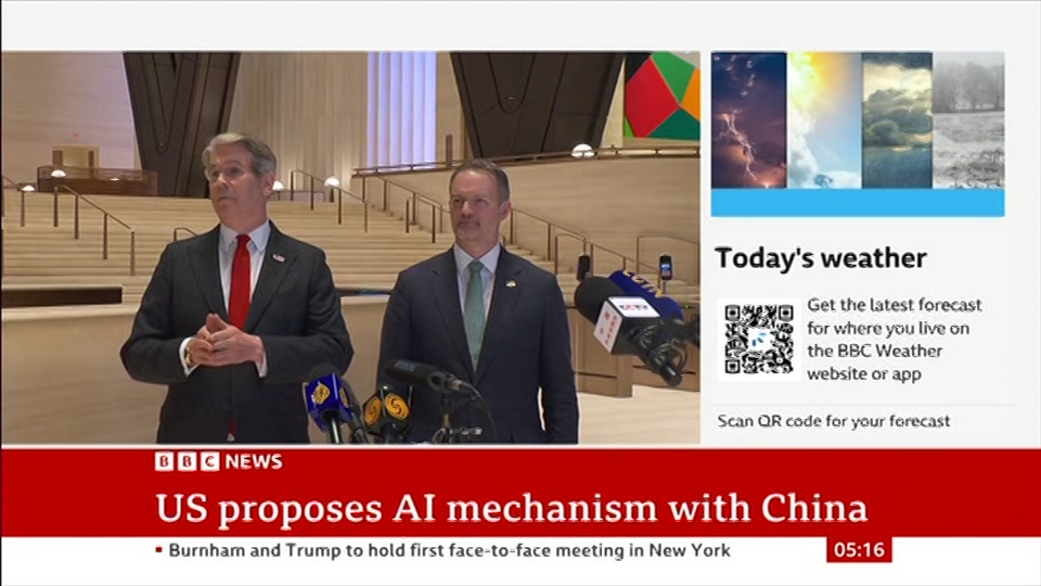Broadcast still at 16m. BBC News, 21 September 2026.