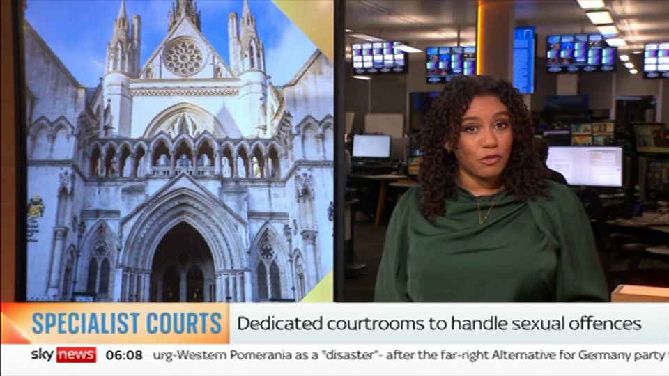 Still from Sky News at 8:00