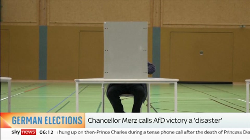 Still from Sky News at 12:00