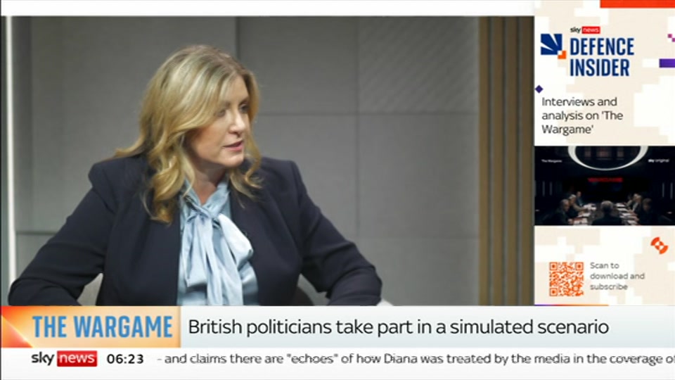 Still from Sky News at 23:30