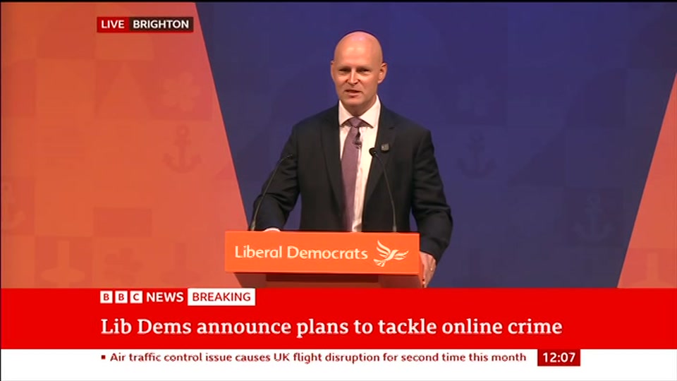 Broadcast still at 7m. BBC News, BBC News Now, 21 September 2026.