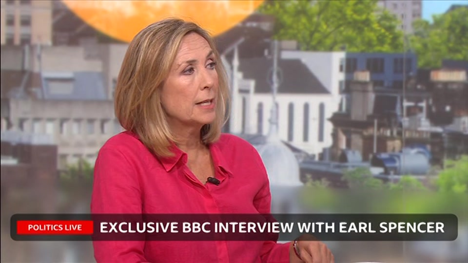 Broadcast still at 4m. BBC Two, Politics Live, 21 September 2026.