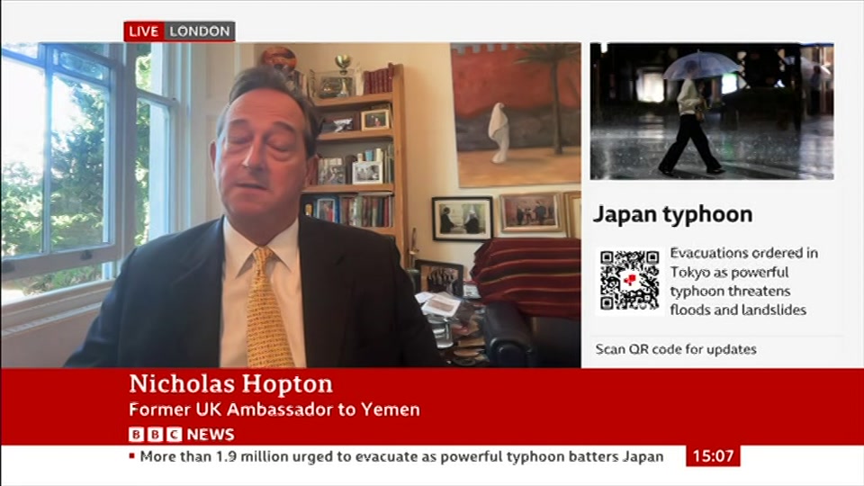 Broadcast still at 7m. BBC News, Verified Live, 21 September 2026.