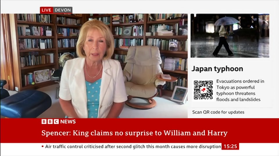 Broadcast still at 25m. BBC News, Verified Live, 21 September 2026.