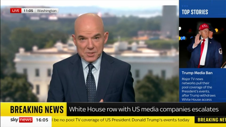 Still from Sky News at 5:30