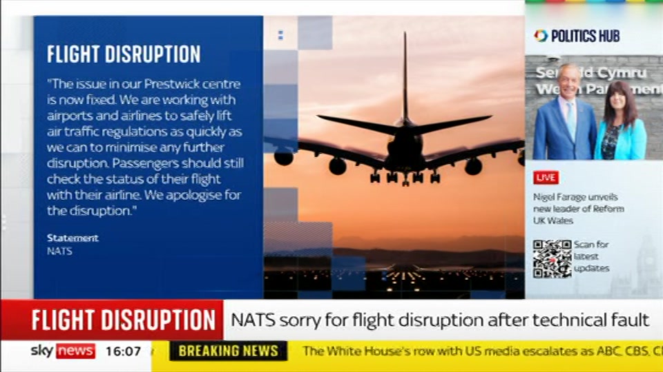 Still from Sky News at 7:30