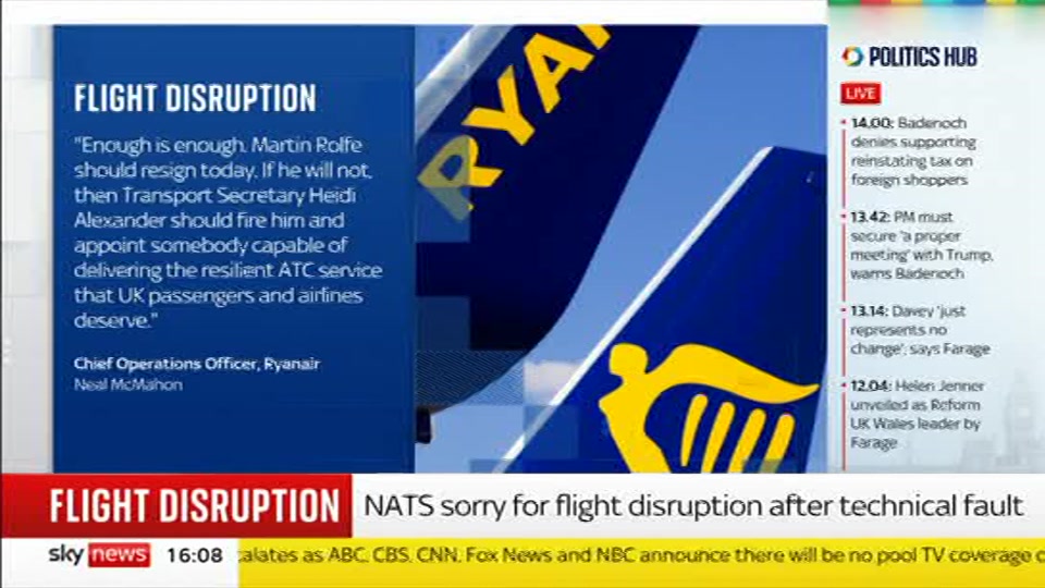 Still from Sky News at 8:00