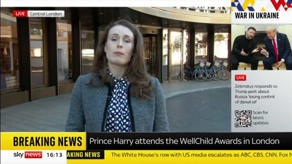 Still from Sky News at 13:30