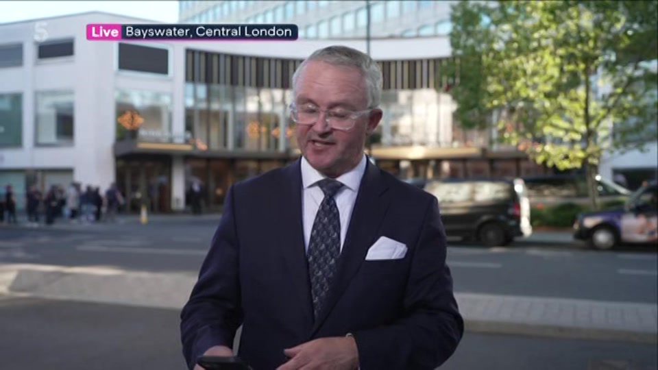 Broadcast still at 46m. Channel 5, 5 News with Dan Walker, 21 September 2026.