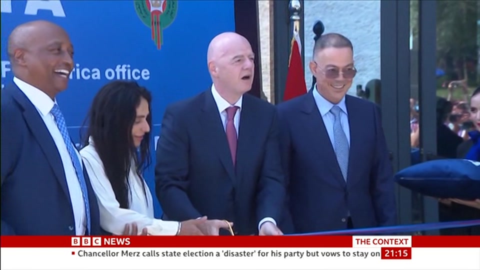 Still from BBC News at 15:00