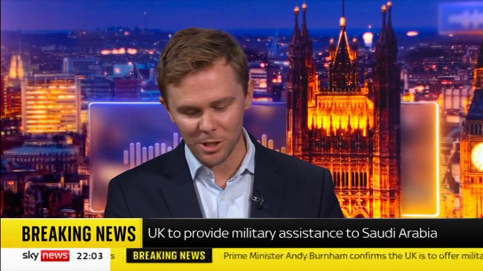 Still from Sky News at 3:30