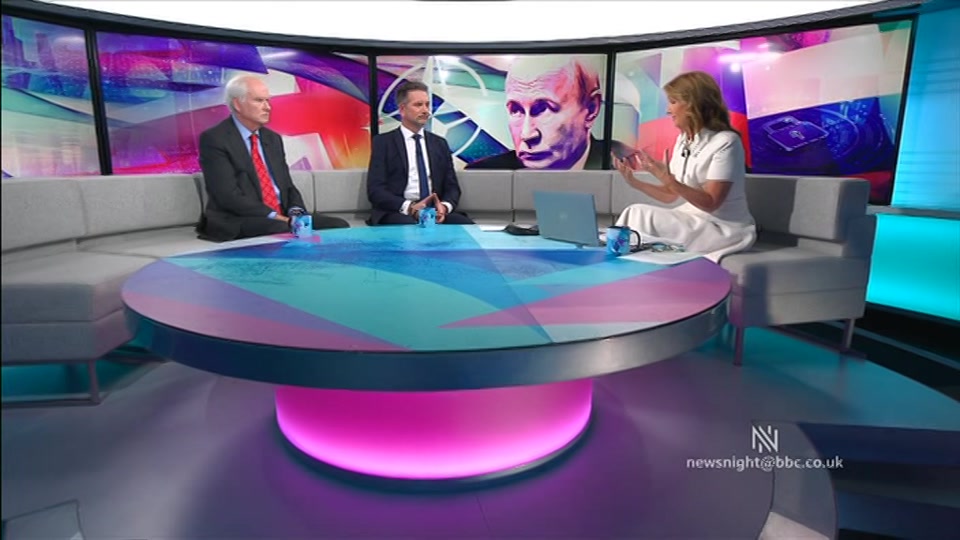Broadcast still at 17m 30s. BBC Two, Newsnight, followed by Weather, 21 September 2026.