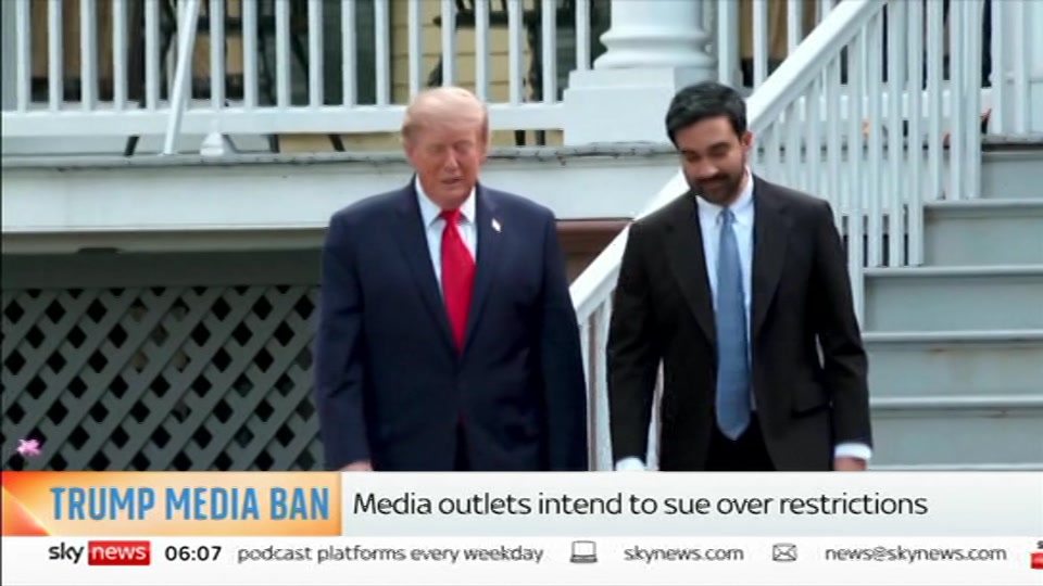 Still from Sky News at 7:30