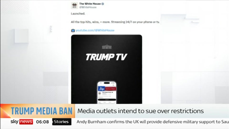 Broadcast still at 8m. Sky News, Mornings, 22 September 2026.