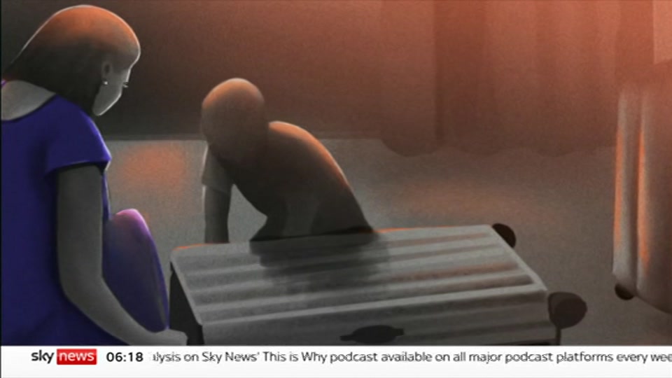 Broadcast still at 18m. Sky News, Mornings, 22 September 2026.