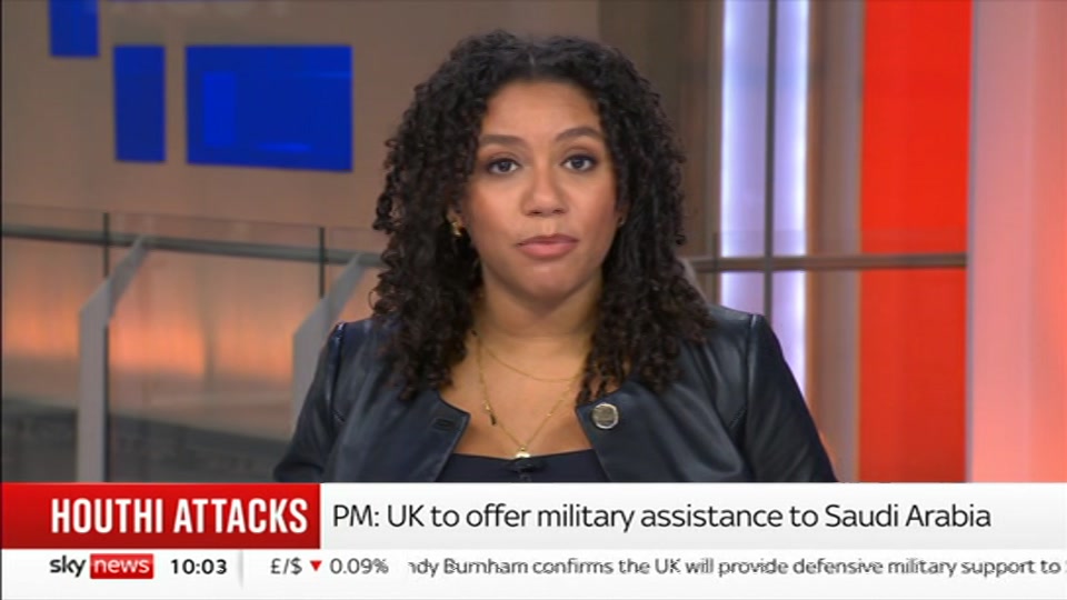 Still from Sky News at 3:00