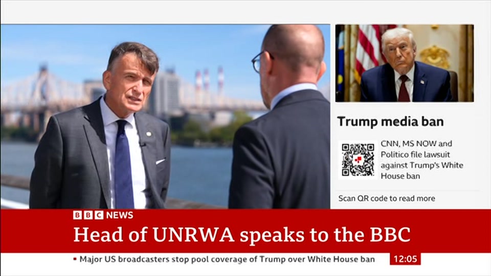 Still from BBC News at 5:30