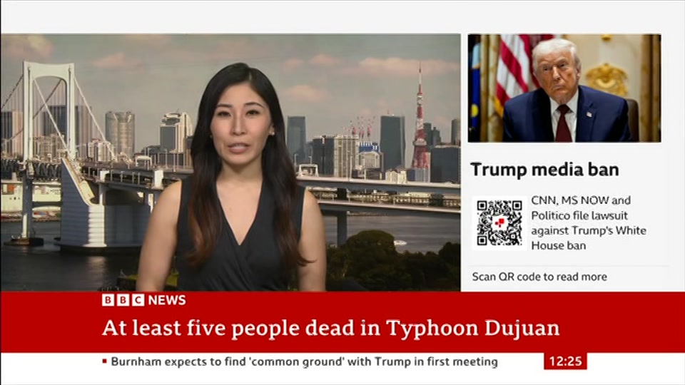 Still from BBC News at 25:00
