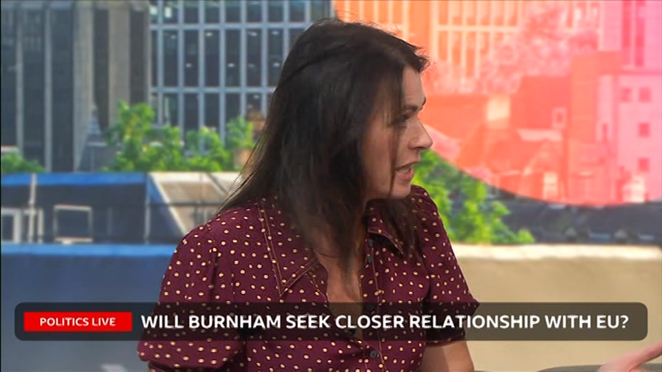 Broadcast still at 29m 30s. BBC Two, Politics Live, 22 September 2026.