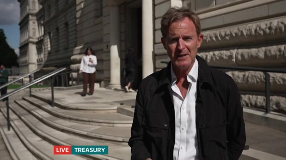 Broadcast still at 1m 30s. ITV, ITV Lunchtime News, 22 September 2026.