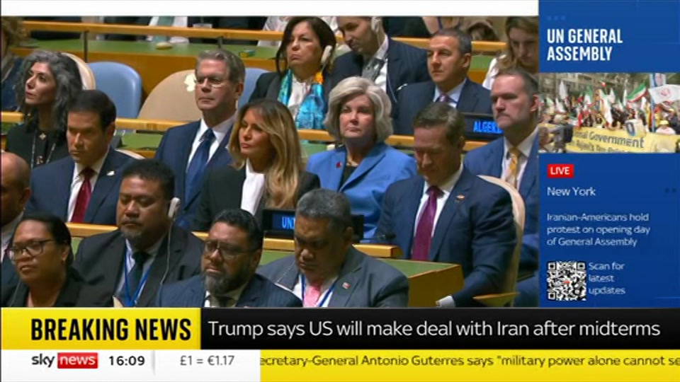 Still from Sky News at 9:30