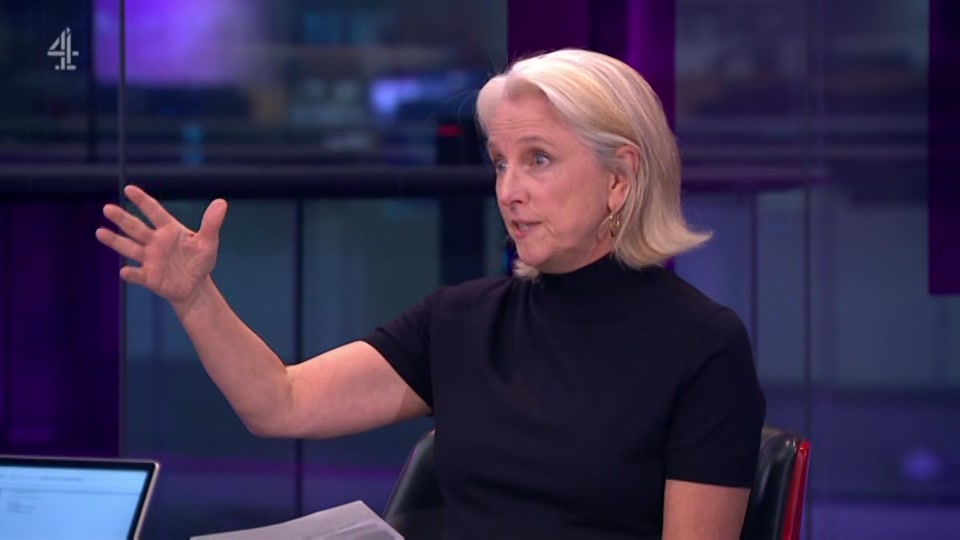 Broadcast still at 25m 30s. Channel 4, Channel 4 News, 22 September 2026.