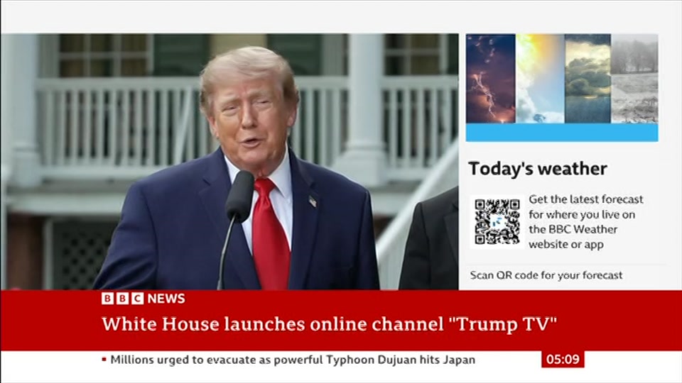 Still from BBC News at 9:00