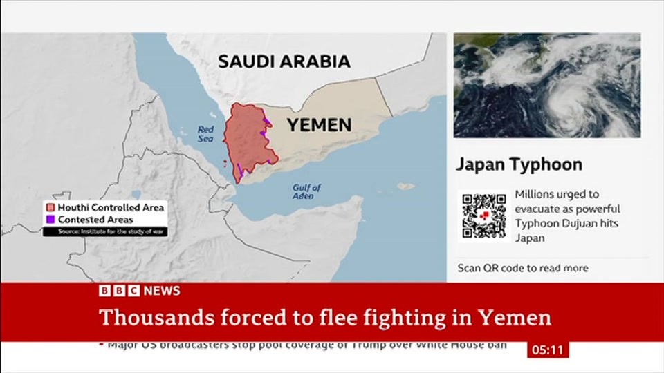Still from BBC News at 11:00
