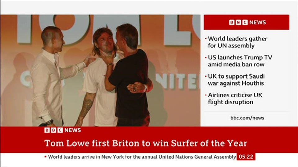 Still from BBC News at 22:30
