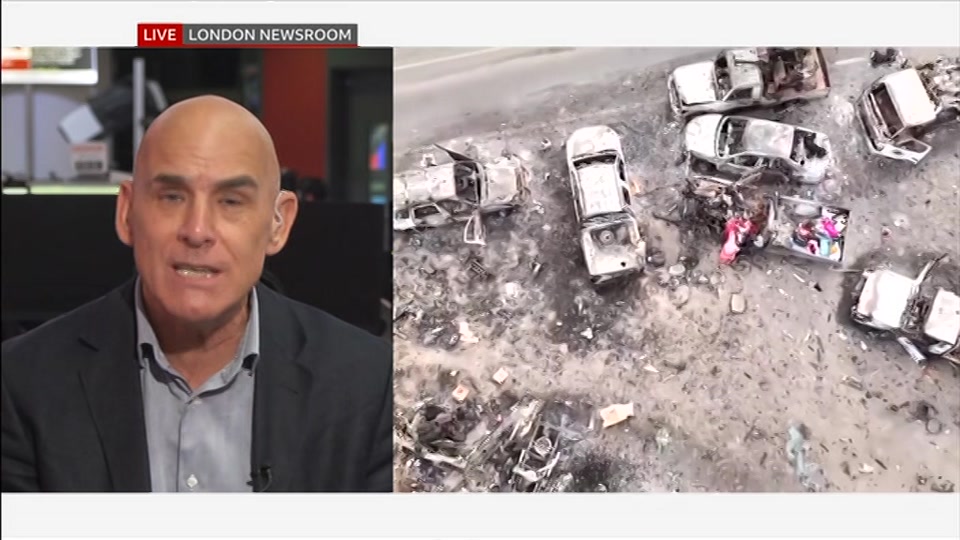 Broadcast still at 7m. BBC One, BBC News at One including..., 22 September 2026.