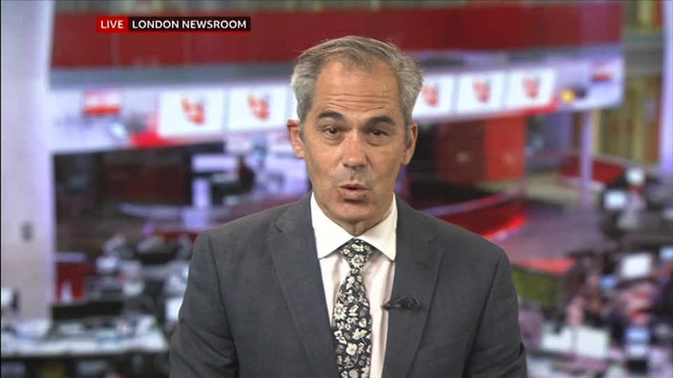 Broadcast still at 12m 30s. BBC One, BBC News at One including..., 22 September 2026.