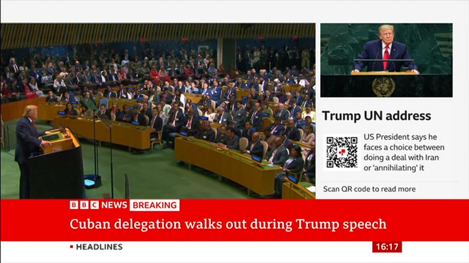 Still from BBC News at 17:30