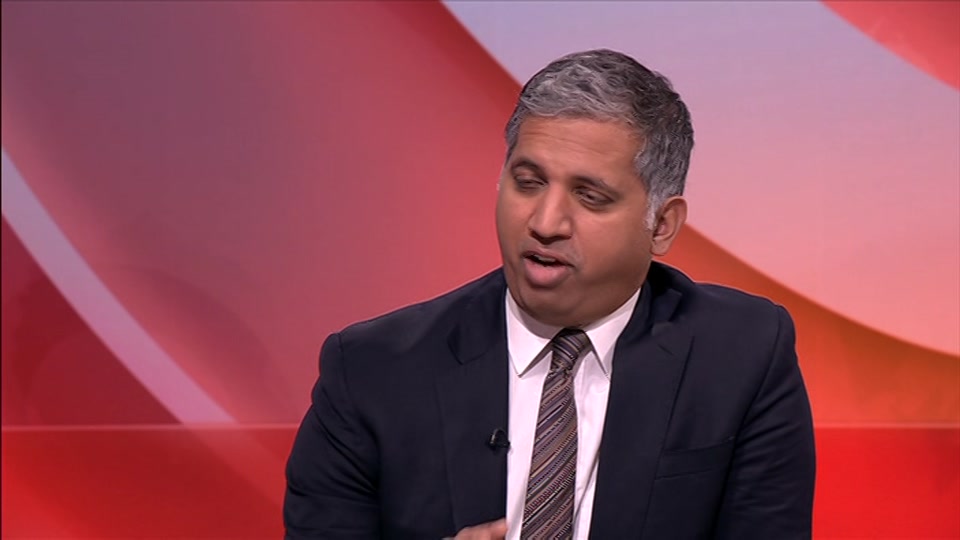 Broadcast still at 17m. BBC One, BBC News, 22 September 2026.