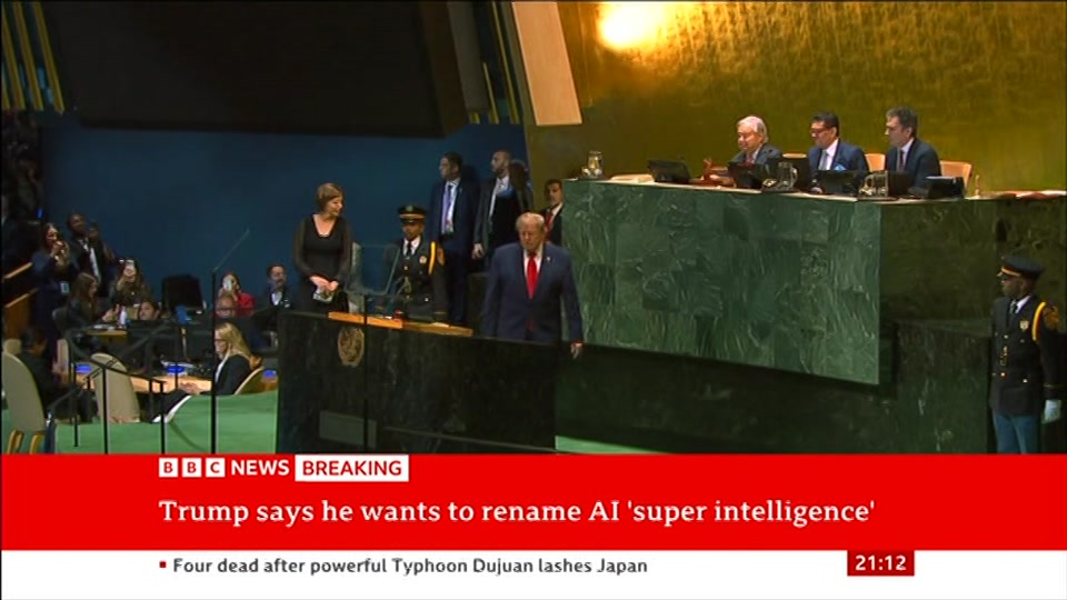 Still from BBC News at 12:00
