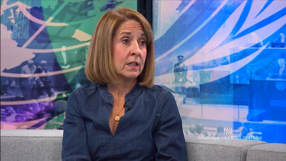 Broadcast still at 19m. BBC Two, Newsnight, followed by Weather, 22 September 2026.
