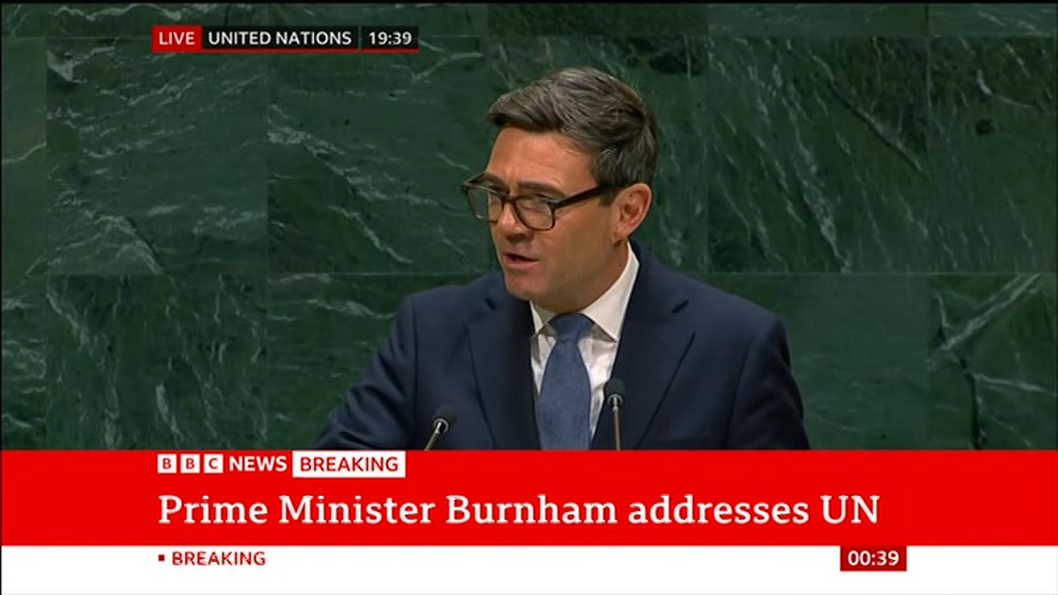 Still from BBC News at 9:30